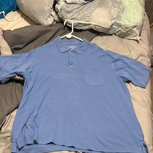 A blue Austin Clothing Co polo